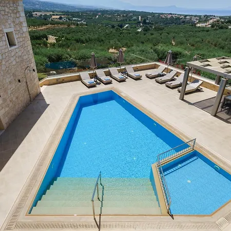 Spacious Stone Villa With Private Pool, Sea View & Sunset Views ヴィラ *