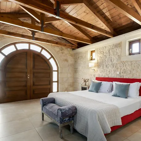 ヴィラ Spacious Stone Villa With Private Pool, Sea View & Sunset Views Astérion