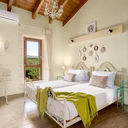 ヴィラ Spacious Stone Villa With Private Pool, Sea View & Sunset Views Astérion