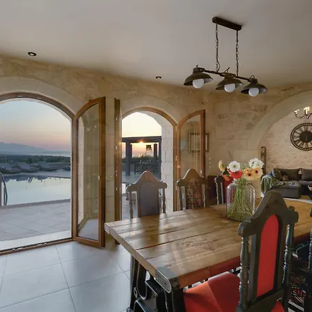Spacious Stone Villa With Private Pool, Sea View & Sunset Views * Astérion