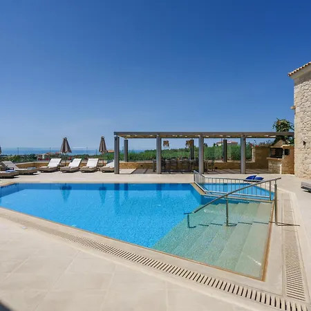 Elegant Stone With Private Pool & Sunset Views Villa