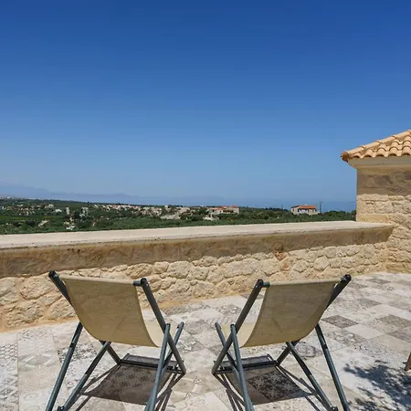 Elegant Stone With Private Pool & Sunset Views Astérion